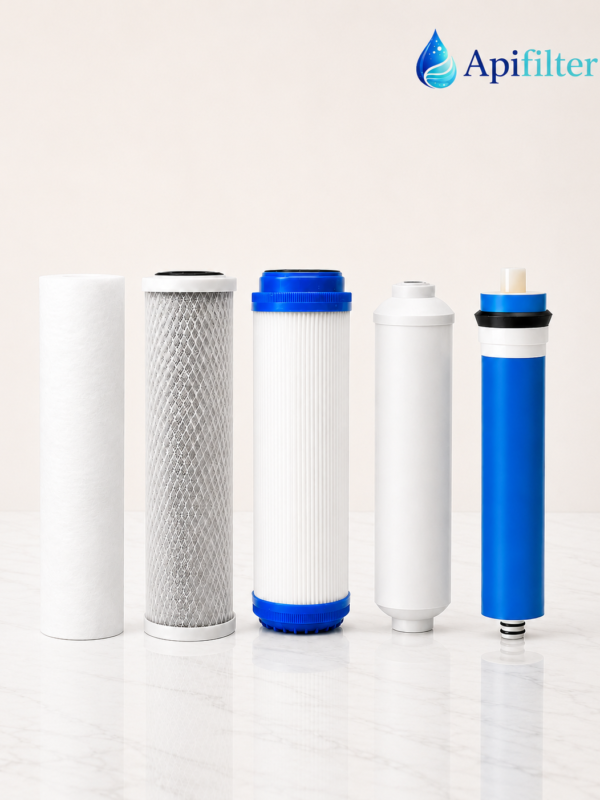 Pack 5 Etapas Filtros Osmosis Inversa Pp Gac Cto T33